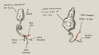 Illustration for article titled How To Make A Quick And Dirty Emergency USB-To-Cigarette Lighter Socket